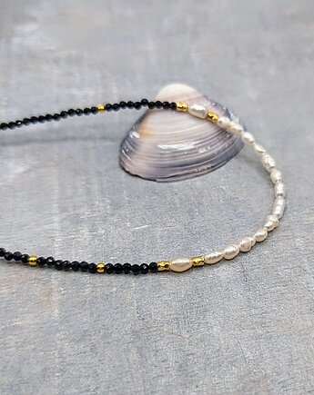 Turmalin z perłami, naszyjnik, Studio Gazela