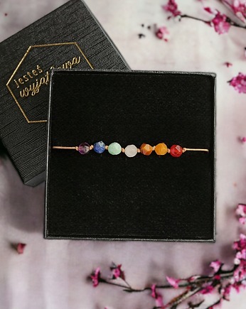 PREMIUM: chakra bracelet : wspiera wszystkie czakry, kaktusia