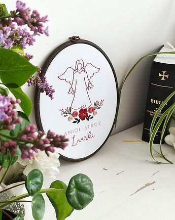Anioł na Chrzest Święty, Pamiątka Chrztu Świętego z imieniem, PAPI studio