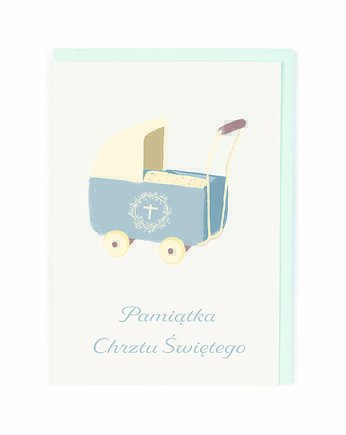 Pamiątka Chrztu Świętego / chłopiec, adnama.studio