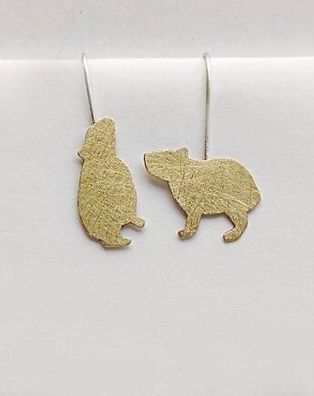 Kapibara kolczyki, Katarzyna Kaminska ART