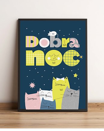 obrazek  dla dziecka koty, polkastudio
