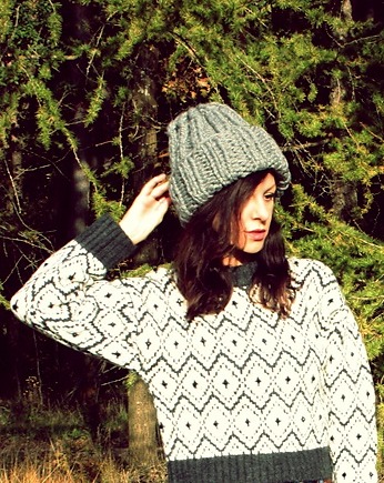 Czapka Alpine Alpaca beanie  wełna, Mademoiselle Patrini