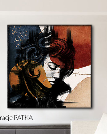 Kobieta -  dekoracja ścienna, Dekoracje PATKA Patrycja Kita