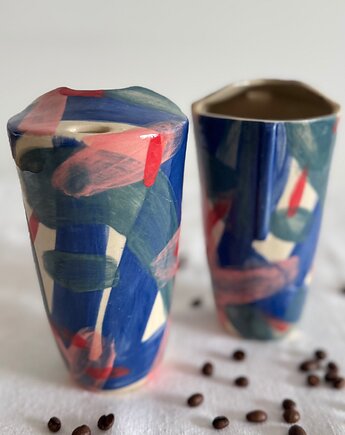 Ceramiczny kubek podróżny 400ml, bien.ceramics