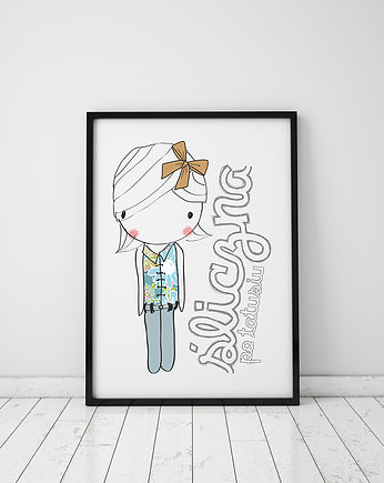 Plakat. Śliczna po tatusiu, Love Life and Forest