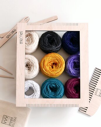 Gotowy zestaw do nauki tkania  Krosno M BASIC, SPLOTKA