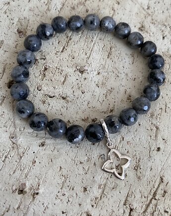 Bransoletka norweski kamień księżycowy zawieszka- srebro 925 pozłacane, Coccola JEWELLERY