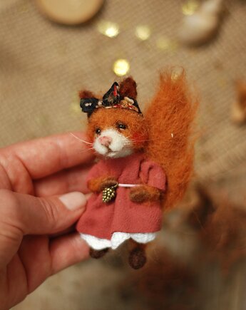 Wiewiórka - broszka, BoboLobo Handicraft