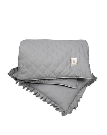  Grey – pikowana kołderka z poduszką 120x90, Muzpony