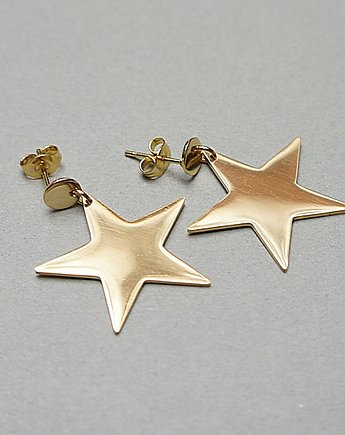 Alloys Collection  /Star gold/ - kolczyki, KiKa pracownia