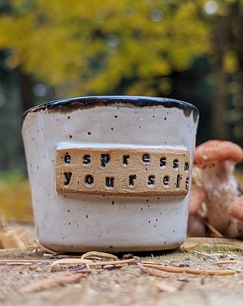 ESPRESSO YOURSELF, czarka ceramiczna do espresso, MONIfaktura