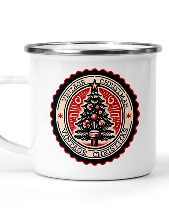 Świąteczny kubek metalowy stempel, Kreatywny Warsztat