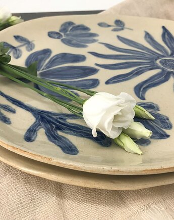 Patera ceramiczna Kwiaty Ø28 cm , MERENCE CERAMIKA