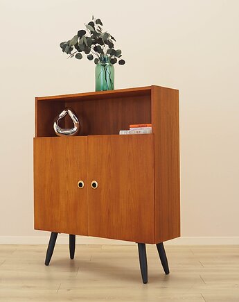 Szafka tekowa, duński design, lata 70, produkcja: Dania, Przetwory design