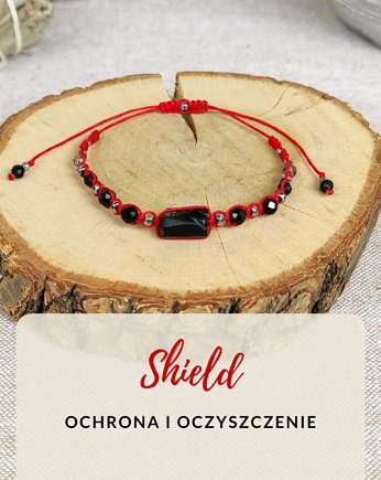 Bransoletka ochronna Shield z czarnym turmalinem, Sol Soul