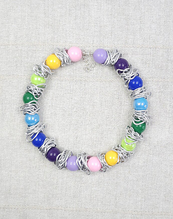 7028 Tęczowy naszyjnik , kama4you