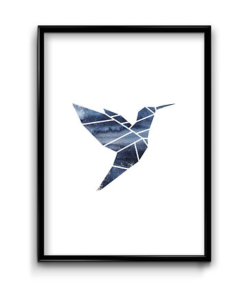 Plakat Niebieski Koliber, Bury Lis