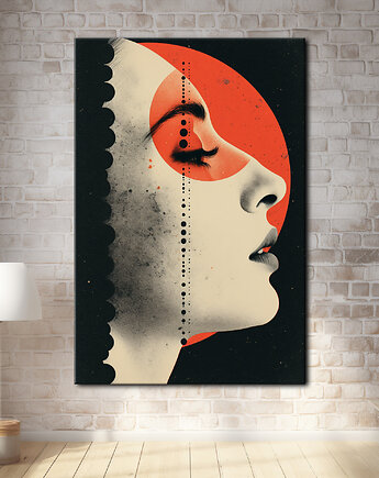 Pył księżycowy - Plakat - Druk - Kolaż, Abstrakcja, Surrealizm, Loft #2, Black Sapphire Art