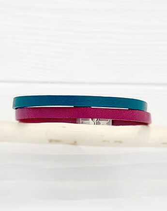 Bransoletka skórzana - 2 colors, Makaliboo