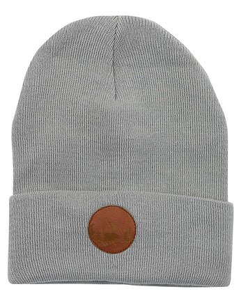 Czapka beanie jasnoszara, KABAK