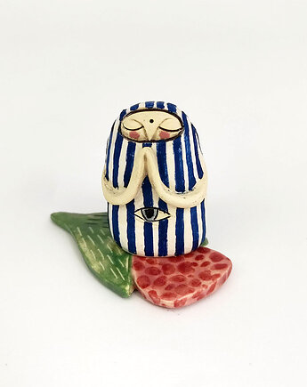 Tiny Little Home Guardian (in blue), OTOOKA CERAMICS