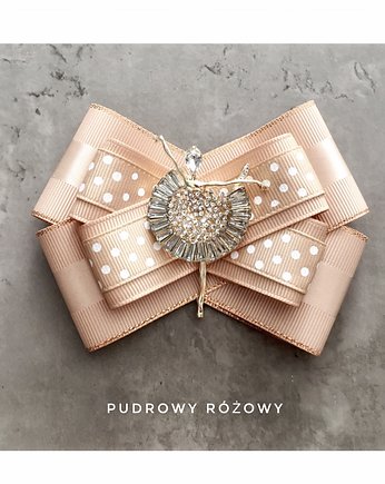 Brosza  z Baletnicą Tancerką New, Pudrowy Różowy
