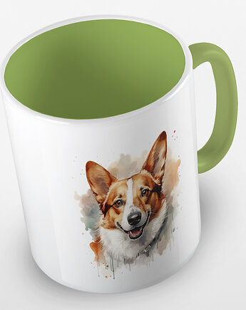 Kolorowy kubek "Corgi" - mix kolorów, Fotobloki and decor