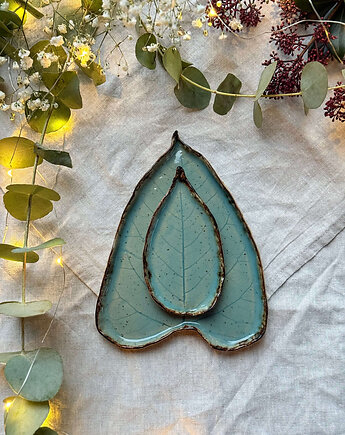 Zestaw liści ceramicznych ORGANIC, JD loves CERAMICS