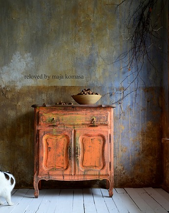 Komoda Neon Orange, ReLoved by Maja Komasa
