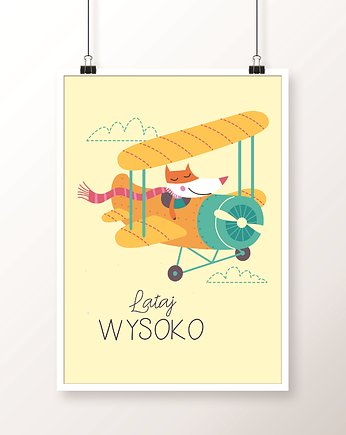 Plakat Lataj wysoko, Well Wall