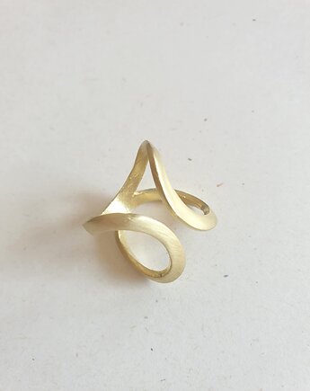 Pierścionek  ANTYK nr.5, mosiądz, modesign