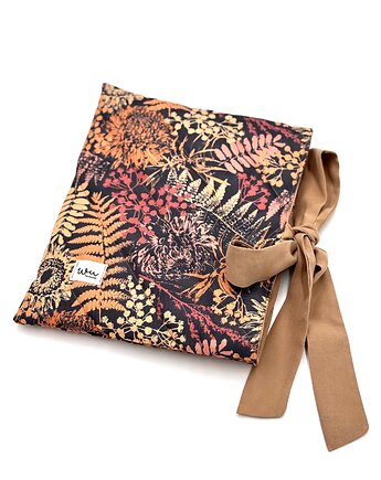 Otulacz na książkę Paprotki, wu handmade