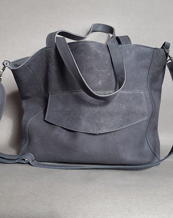 Grafitowa skórzana torba, Łagoda