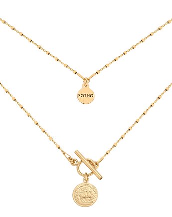 Złoty naszyjnik z monetą, SOTHO
