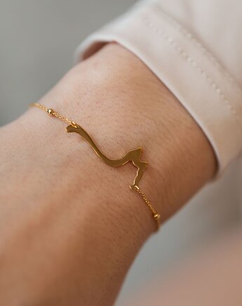 Bransoletka "York linearny" złota, Złotnia