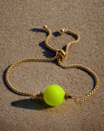 Swarovski neon pearls : ONE : neon yellow, kaktusia