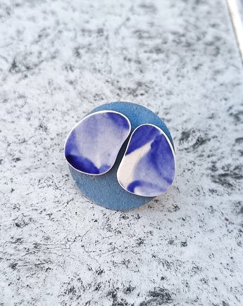 Kolczyki ceramiczne Włocławek, biżuteria z talerzy