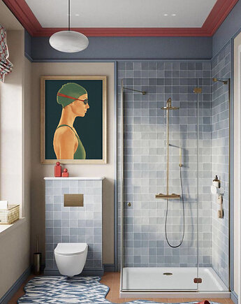 Pływaczka - obraz na płótrnie lub plakat, Dekoracje PATKA Patrycja Kita