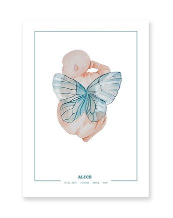 Plakat presonalizowany Alice, Mango Picture