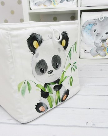 Pojemnik na zabawki z Misiem Panda, Enitka Sweet Baby Room