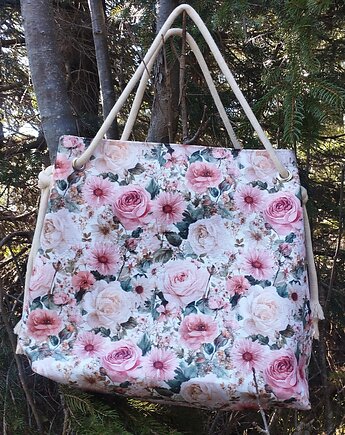 Torebka bucket bag na La ty o że sznurkami z zamkiem, Kras_anka