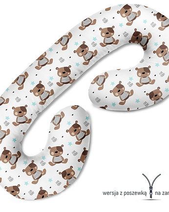 Poduszka ciążowa do spania i karmienia Miś teddy beżowy, Baby Love Decor