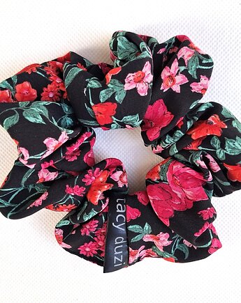 Gumka scrunchie " polne kwiaty ", tacy duzi