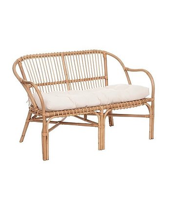 Ławka Sofa Rattanowa z Poduszką Gabi 77 cm, OSOBY - Prezent dla siostry