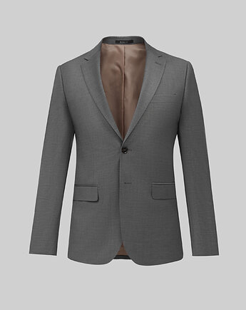 Marynarka do zestawu chiari szary slim fit