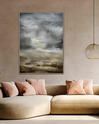 "Jesienne niebo " - reprodukcja obrazu, Margo Hupert