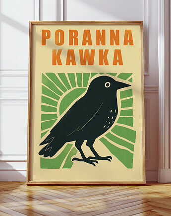 Plakat  Poranna kawka, MUKI design