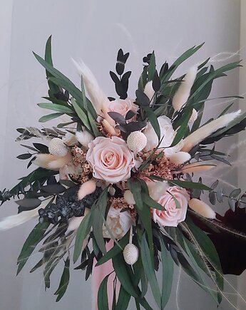 Bukiet ślubny z wiecznych róż, Mudryk Viktoria Dried Flowers
