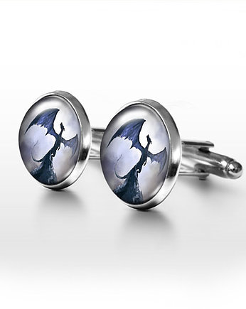 Smok cienia 2 - spinki do mankietów, yenoo